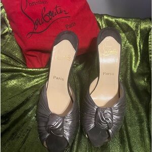 Authentic Christian Louboutin’s . In fair -good condition .